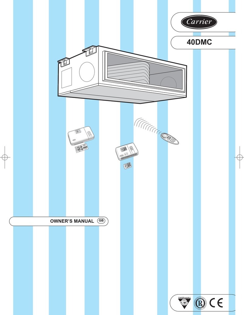 Carrier 40DMC User manual