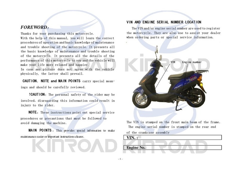 Kinroad XT50QT-2 instruction manual