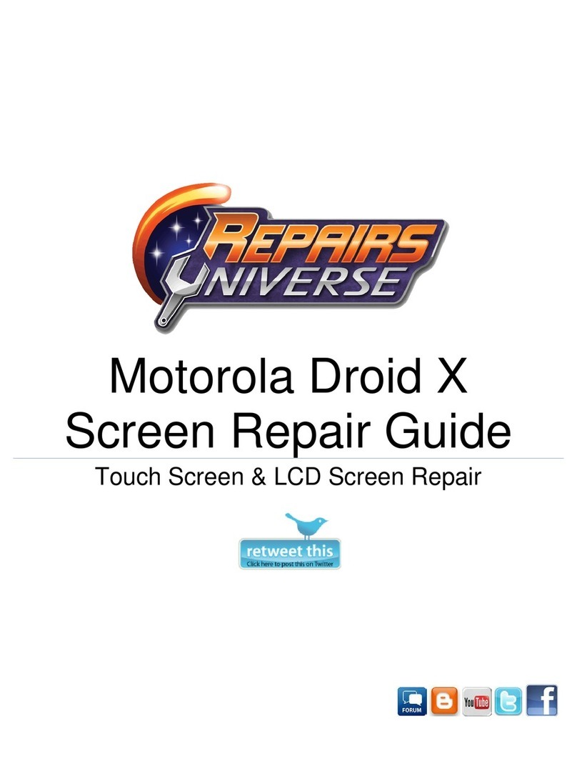Motorola DROID X Assembly instructions