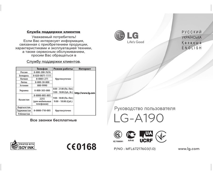 LG A190 User manual