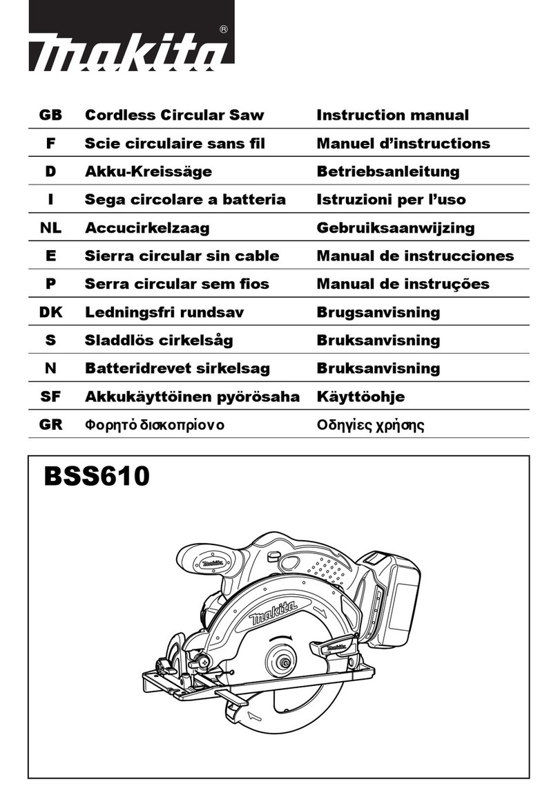 Makita Makstar BSS610 instruction manual