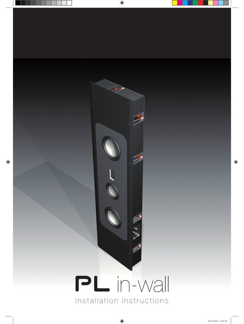 Monitor Audio PL User manual