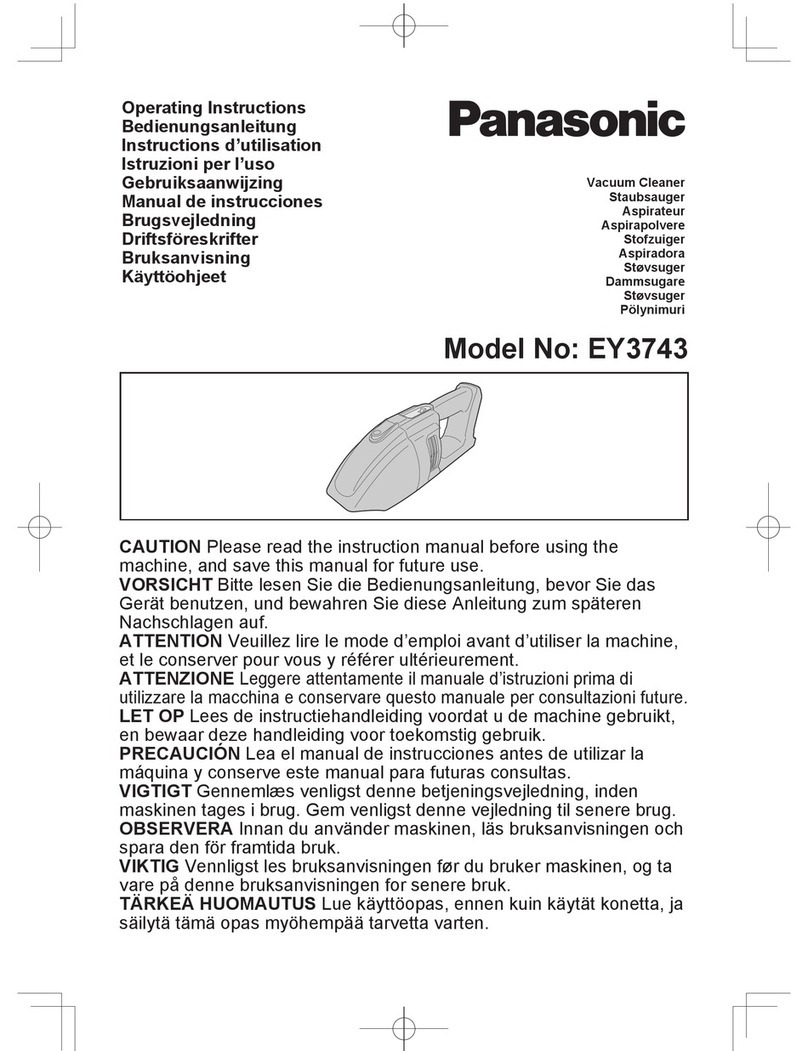 Panasonic EY3743 User manual Panasonic EY3743 User manual