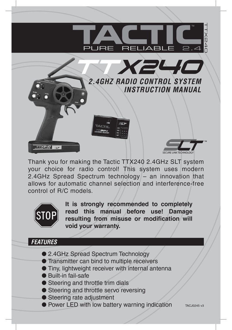 Tactic TTX240 instruction manual