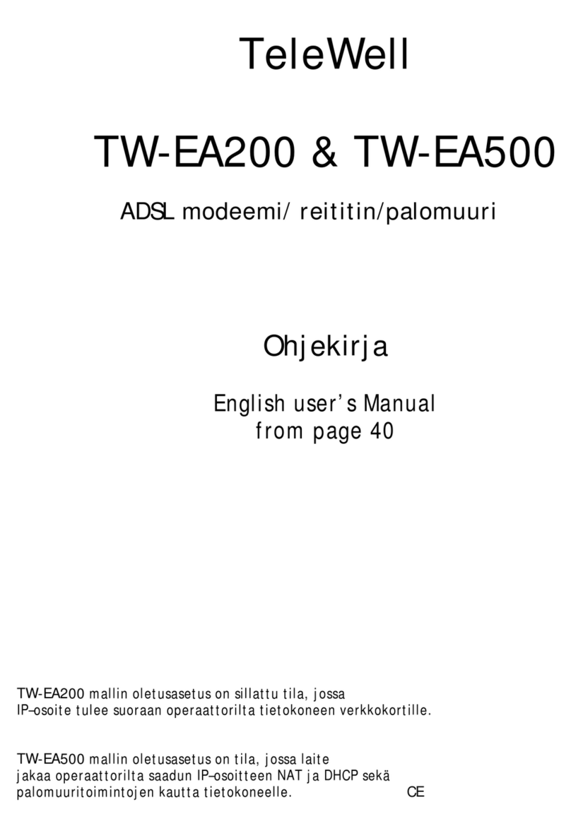TeleWell TW-EA200 manual