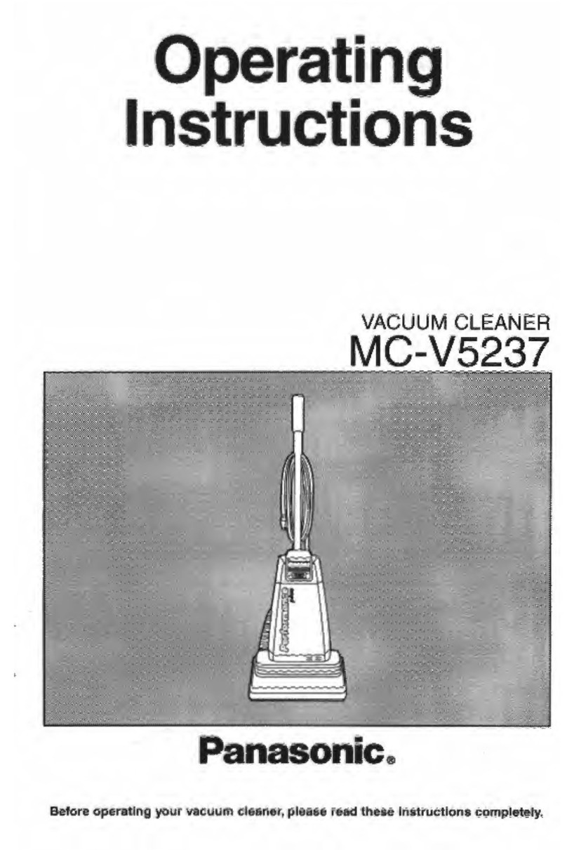 Panasonic MCV5237 - UPRIGHT VACUUM-QKDR User manual Panasonic MCV5237 - UPRIGHT VACUUM-QKDR User manual