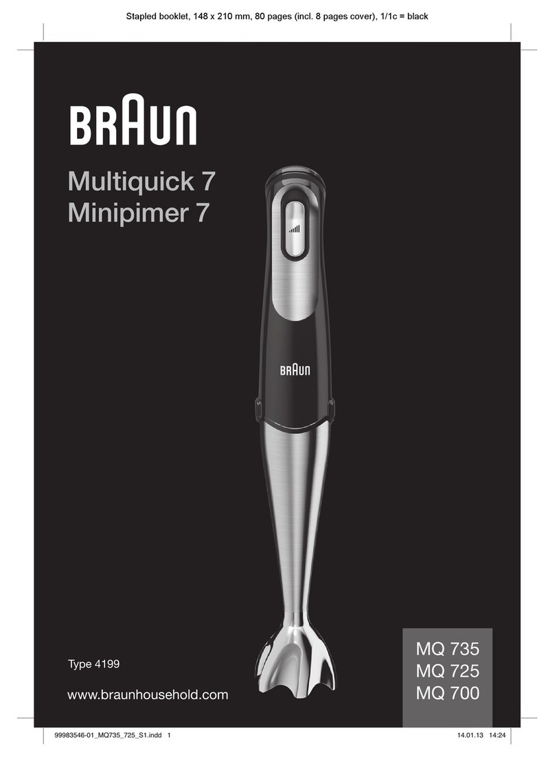Braun Multiquick MQ 735 manual