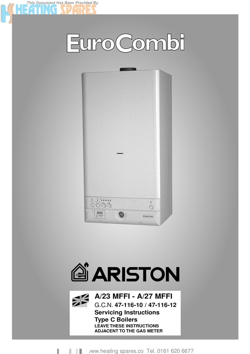 Ariston EuroCombi Type C A23 MFFI Servicing instructions