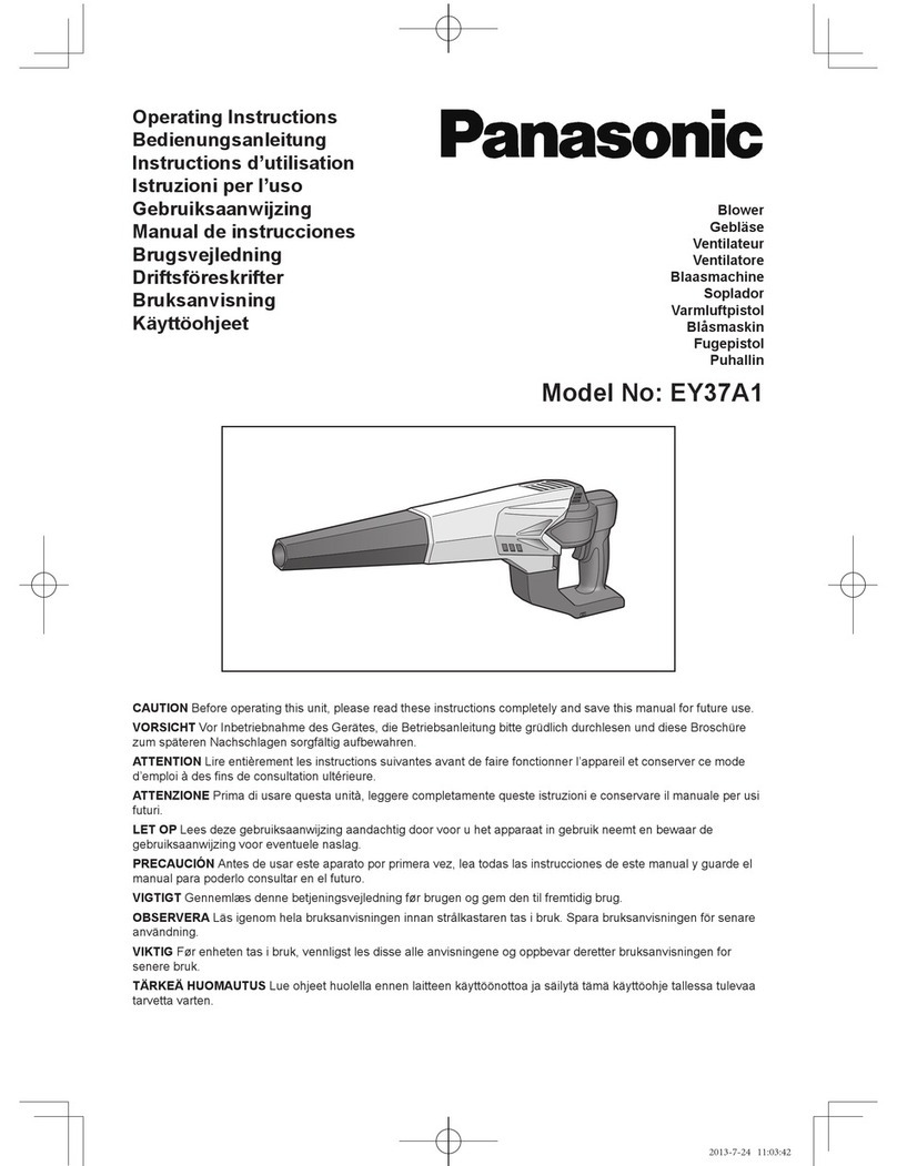 Panasonic EY37A1 operating instructions