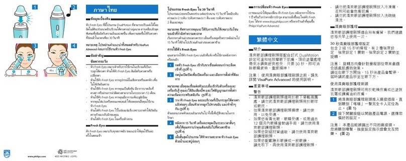 Philips VisaPure Advanced Fresh EYES manual
