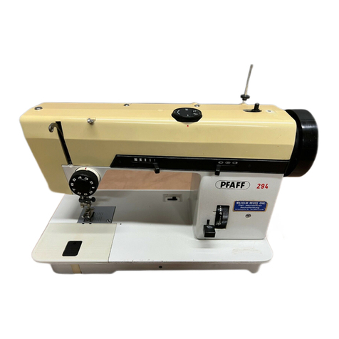 Pfaff 294 User manual Pfaff 294 User manual