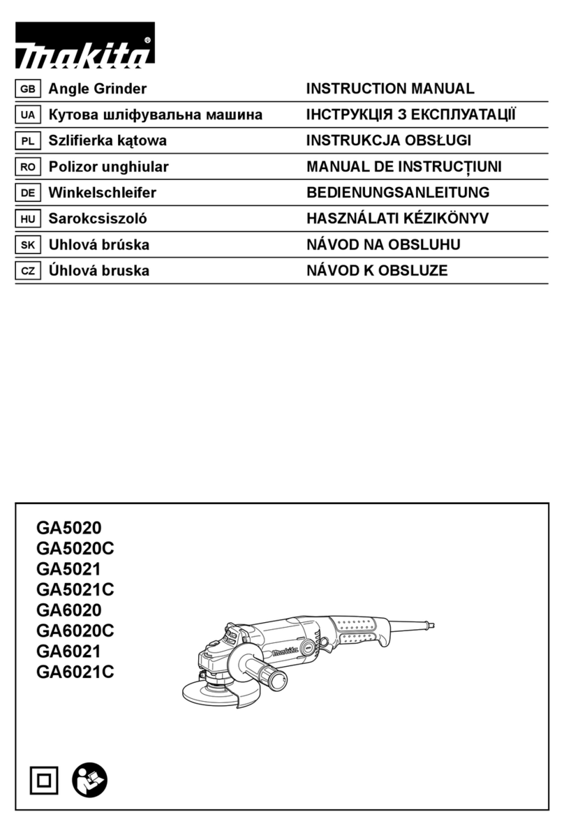 Makita GA5020 User manual Makita GA5020 User manual