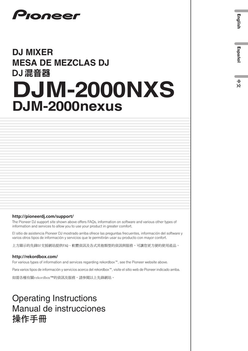 Pioneer DJM-2000NXS Operating insructions