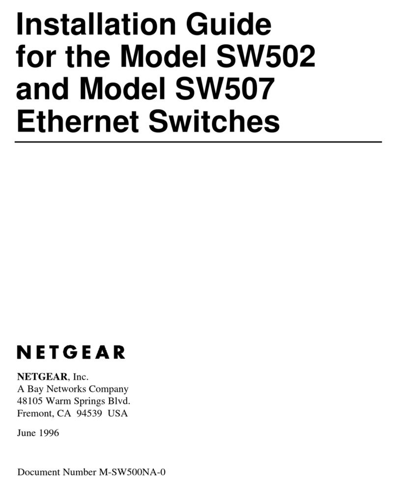 NETGEAR SW502 User manual NETGEAR SW502 User manual