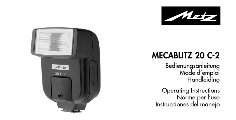 Metz MECABLITZ 20 C-2 operating instructions Metz MECABLITZ 20 C-2 operating instructions