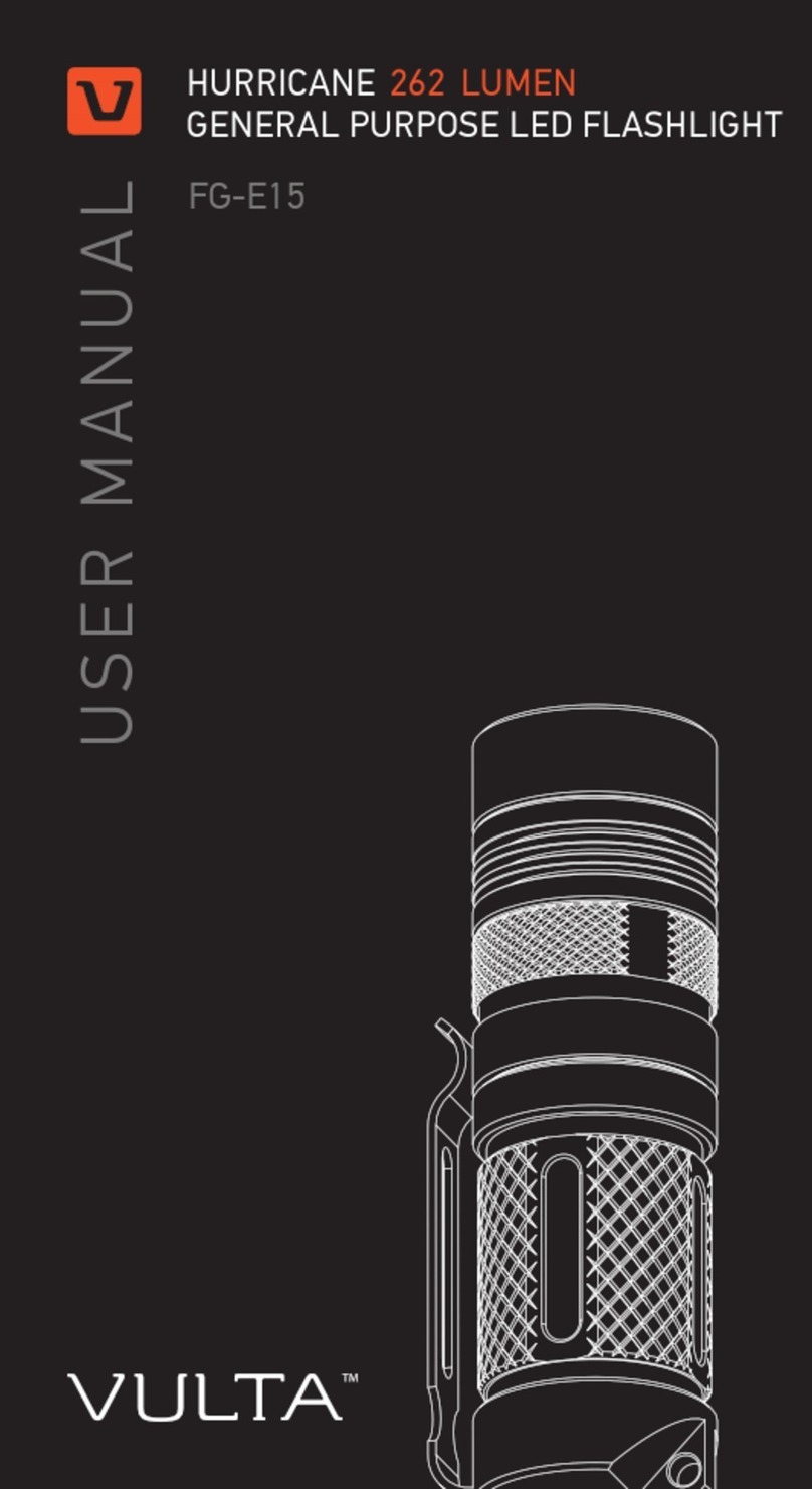 vulta hurricane 262 lumen fg-e15 User manual