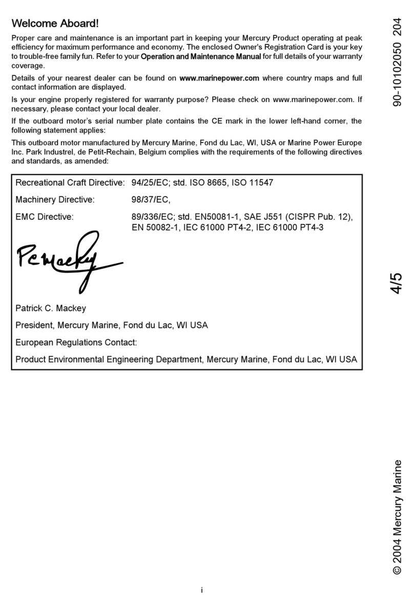 Mercury VesselView 4 User manual