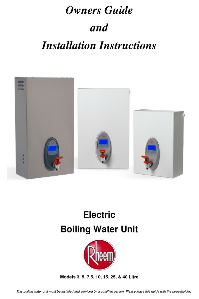 Rheem RTE 3 Technical Document