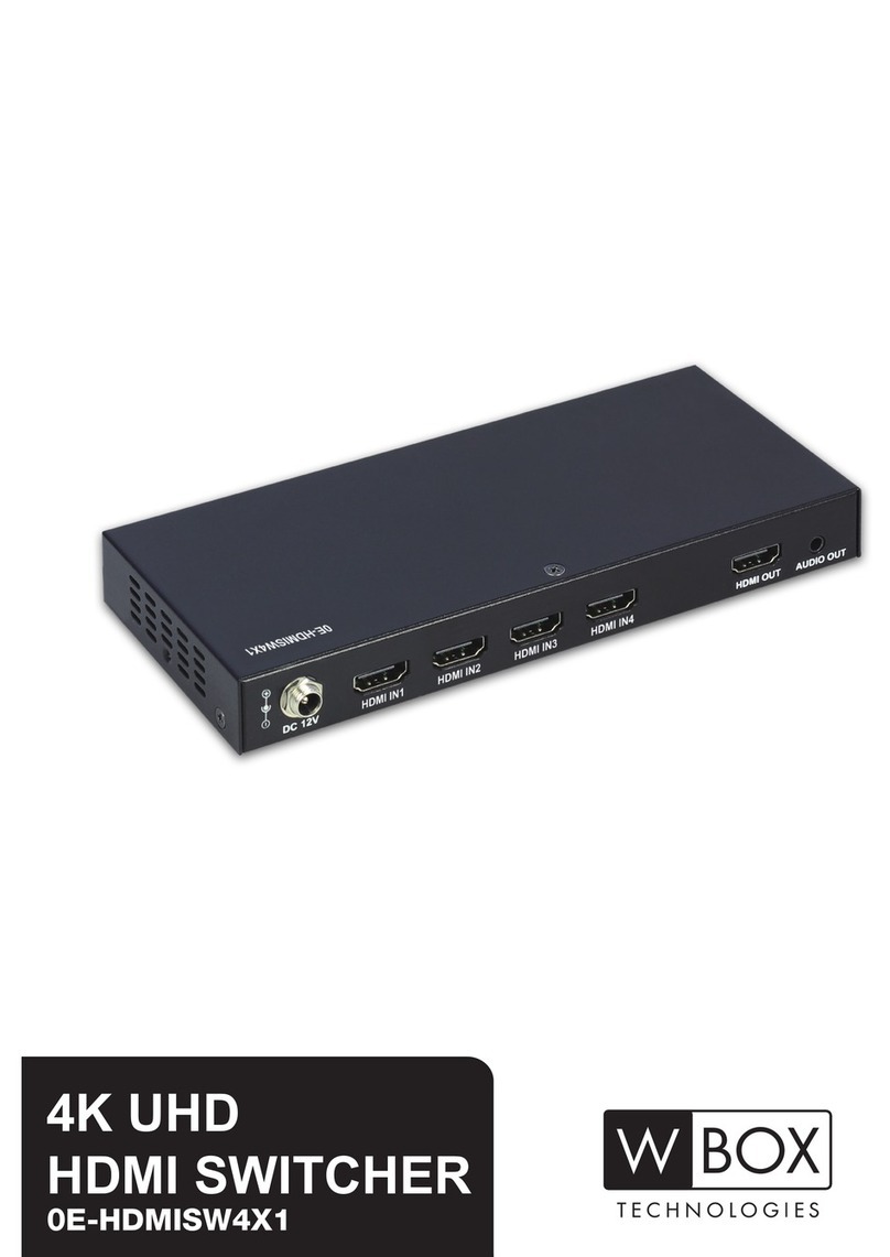 W Box Technologies 0E-HDMISW4X1 User manual
