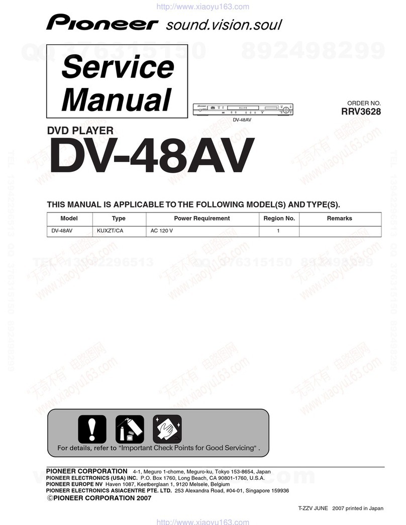 Pioneer Elite DV-48AV User manual