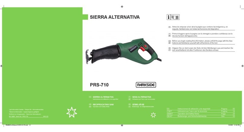 Parkside PRS-710 User manual