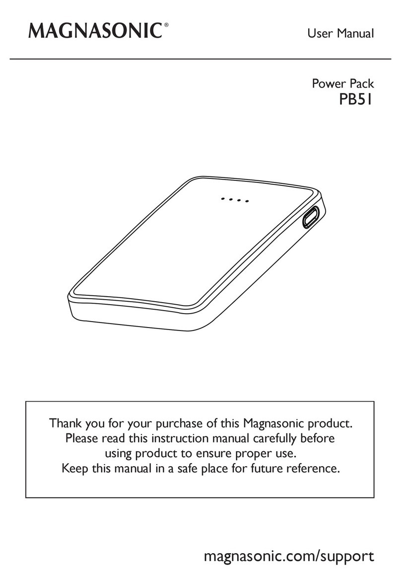 Magnasonic PB51 User manual
