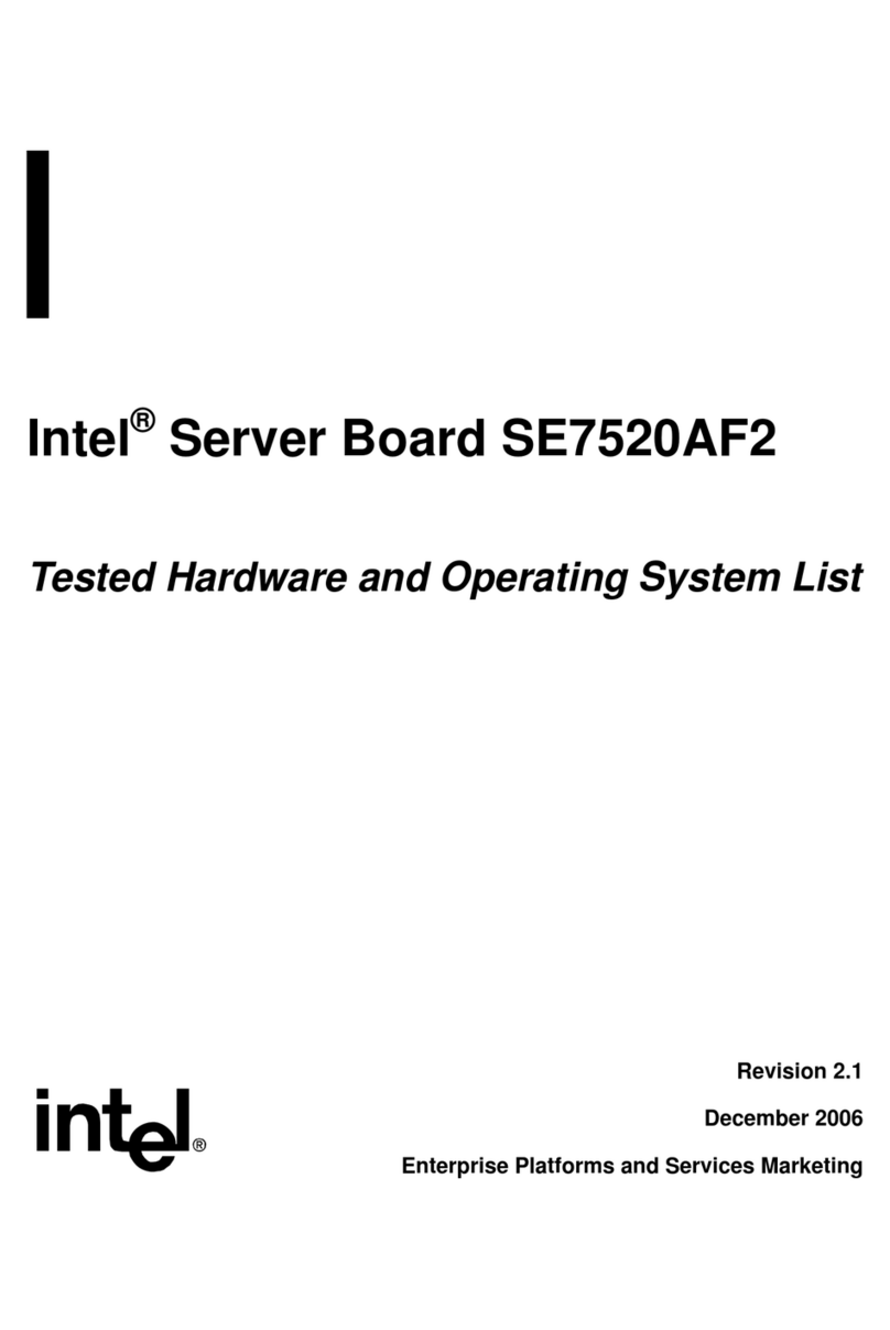 Intel SE7520AF2 User manual
