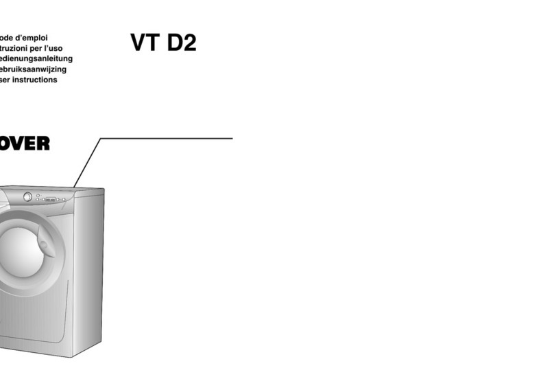 Hoover VT D2 User instructions