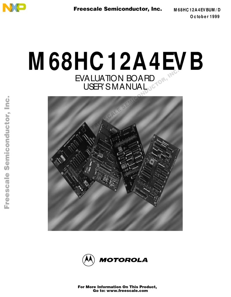 Freescale Semiconductor M68HC12A4EVB User manual