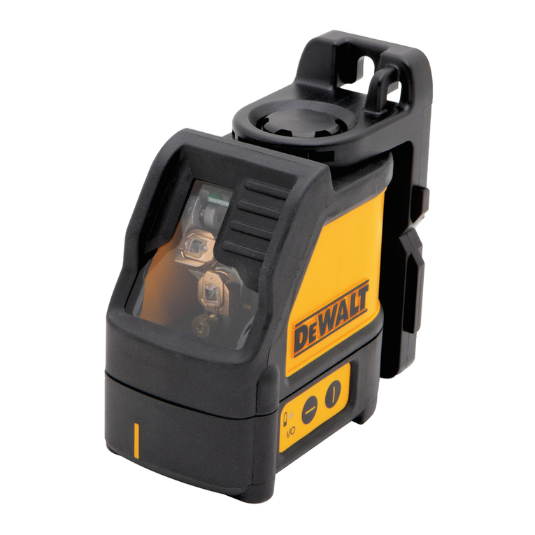 DeWalt LaserChalkLine DW088 instruction manual