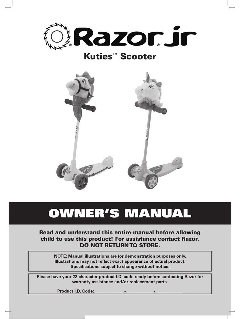 Razor Kuties User manual