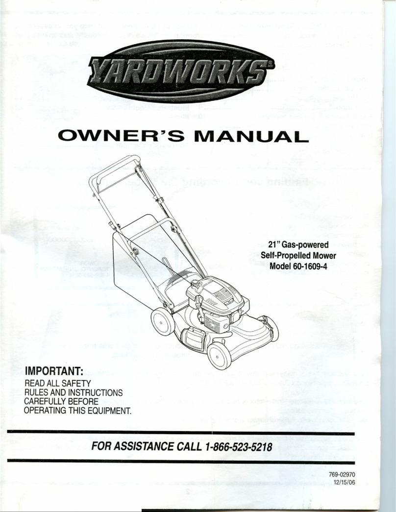 Yard Works 60-1609-4 owner's manual