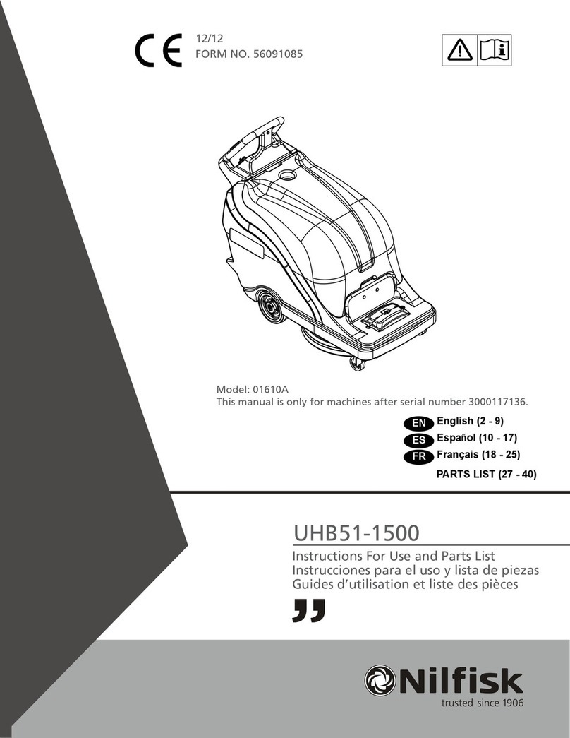 Nilfisk-Advance 01610A User manual