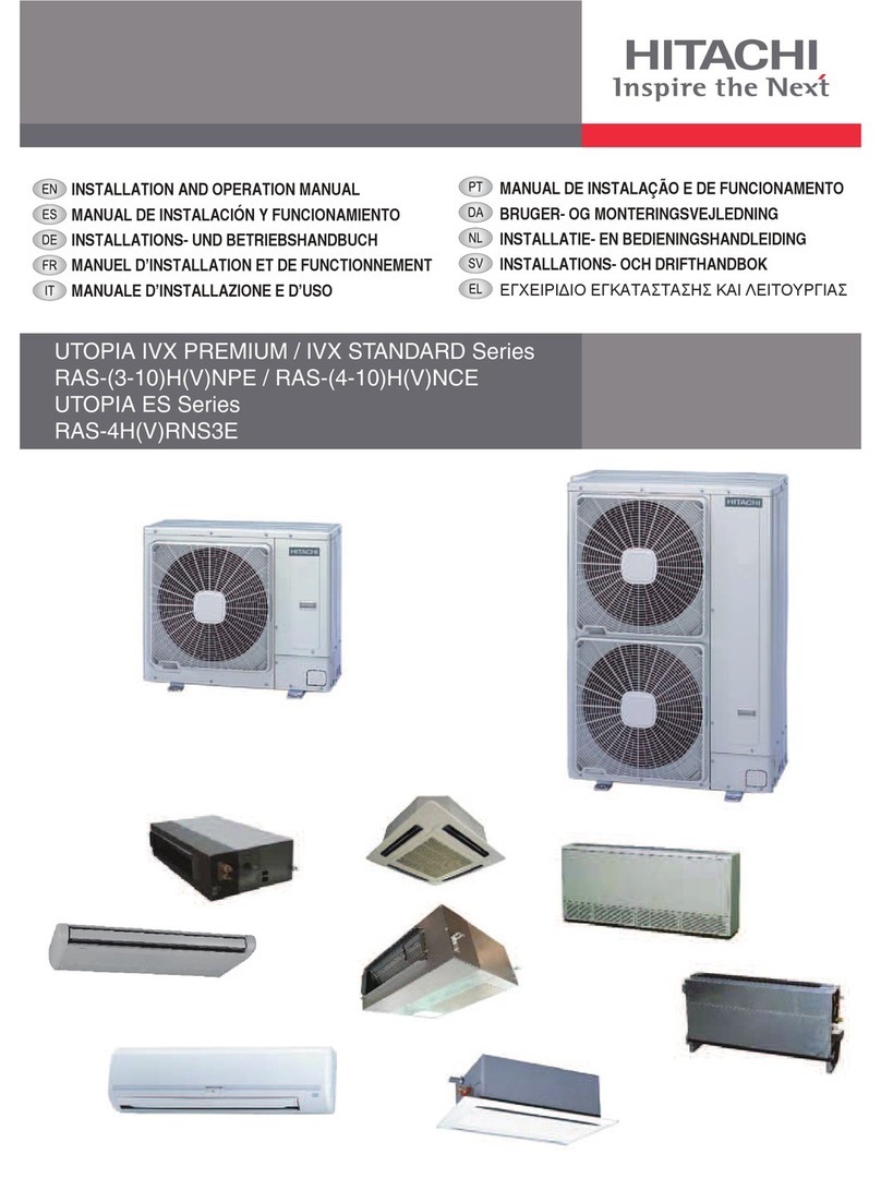 Hitachi UTOPIA IVX PREMIUM User manual
