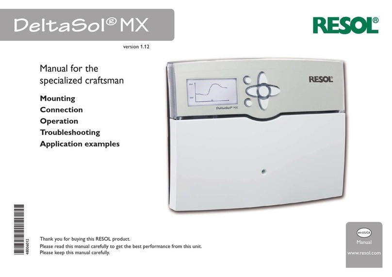 Resol DeltaSol MX manual