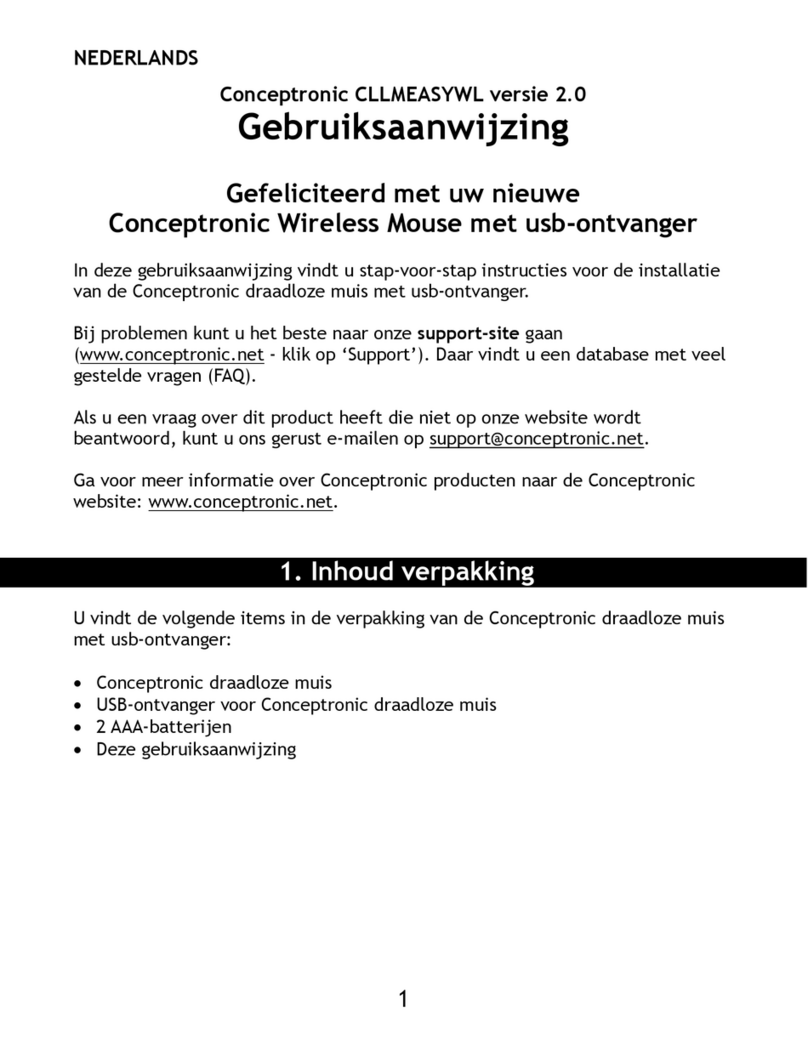 Conceptronic CLLMEASYWL User manual