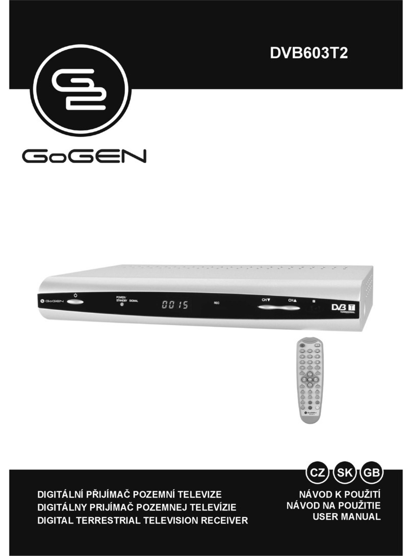 Gogen DVB603T2 user manual