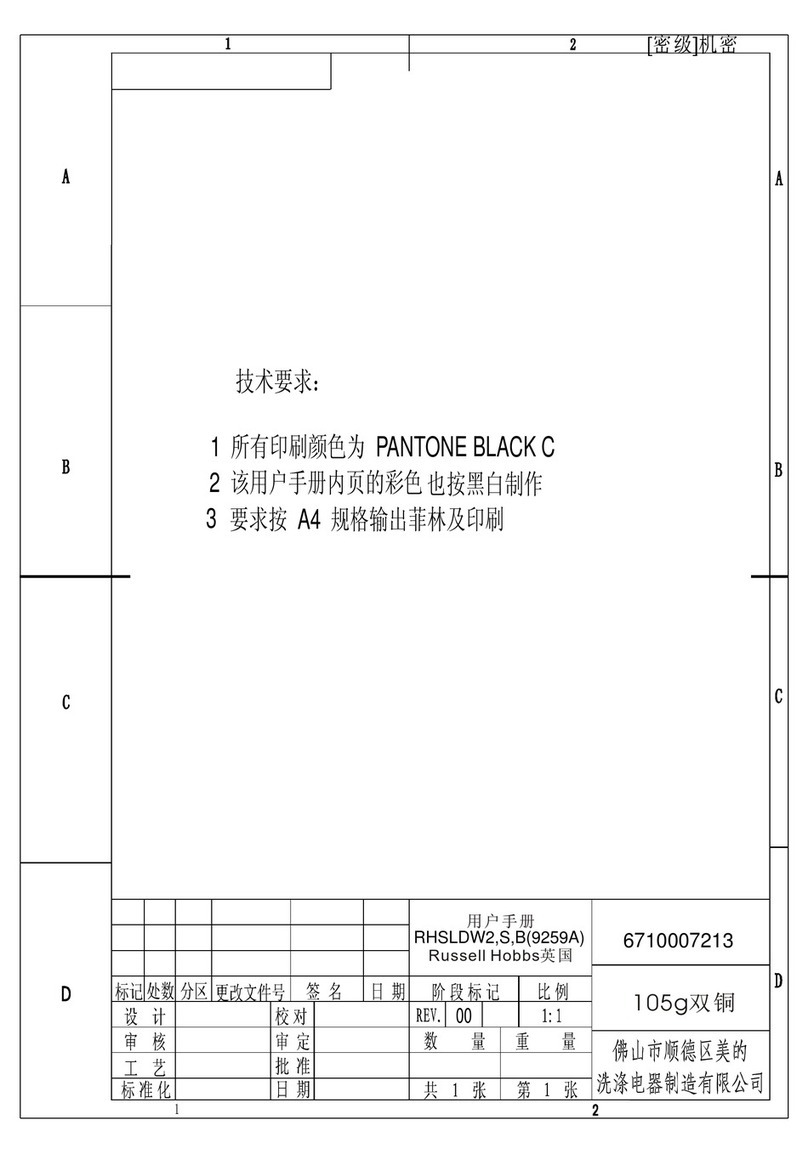 Russell Hobbs RHSLDW2 User manual
