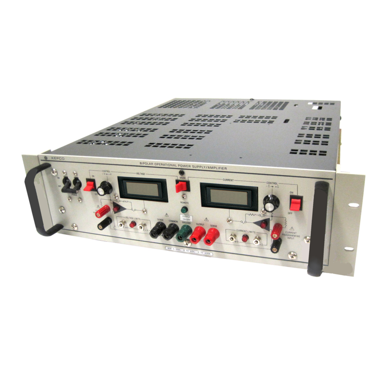 KEPCO BOP 10-100GL quick start guide