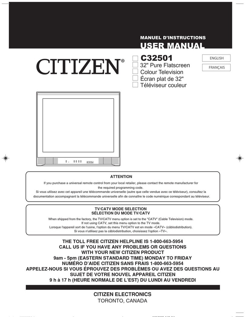 Citizen C32501 user manual