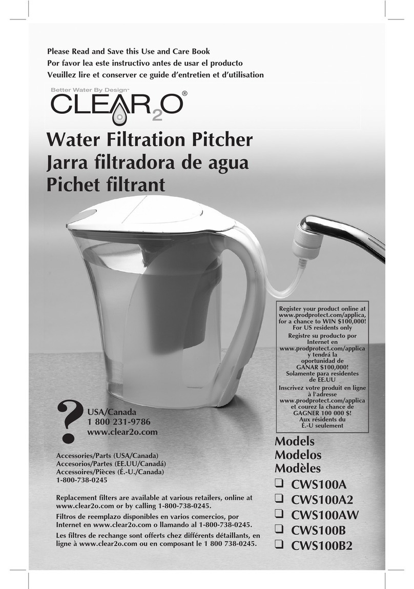 Clear2O CWS100A instruction manual