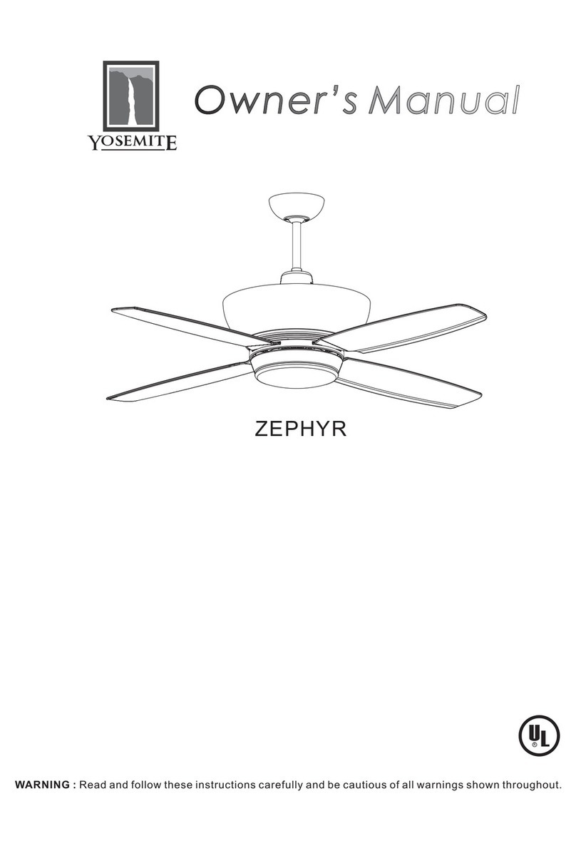 Yosemite Zephyr owner's manual