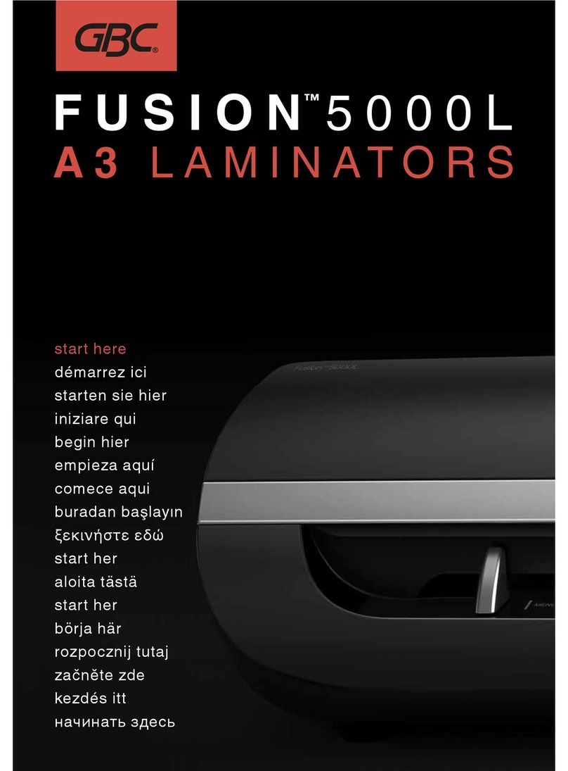 GBC Fusion 5000L Instruction Manual