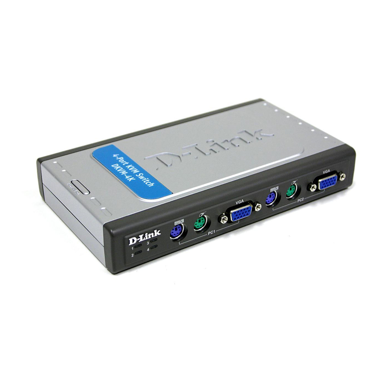 D-Link DKVM-4K - KVM Switch User manual D-Link DKVM-4K - KVM Switch User manual