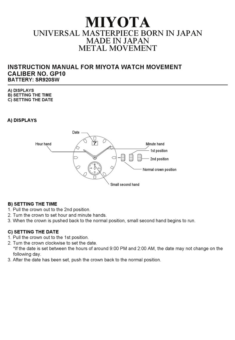 Citizen GP10 instruction manual
