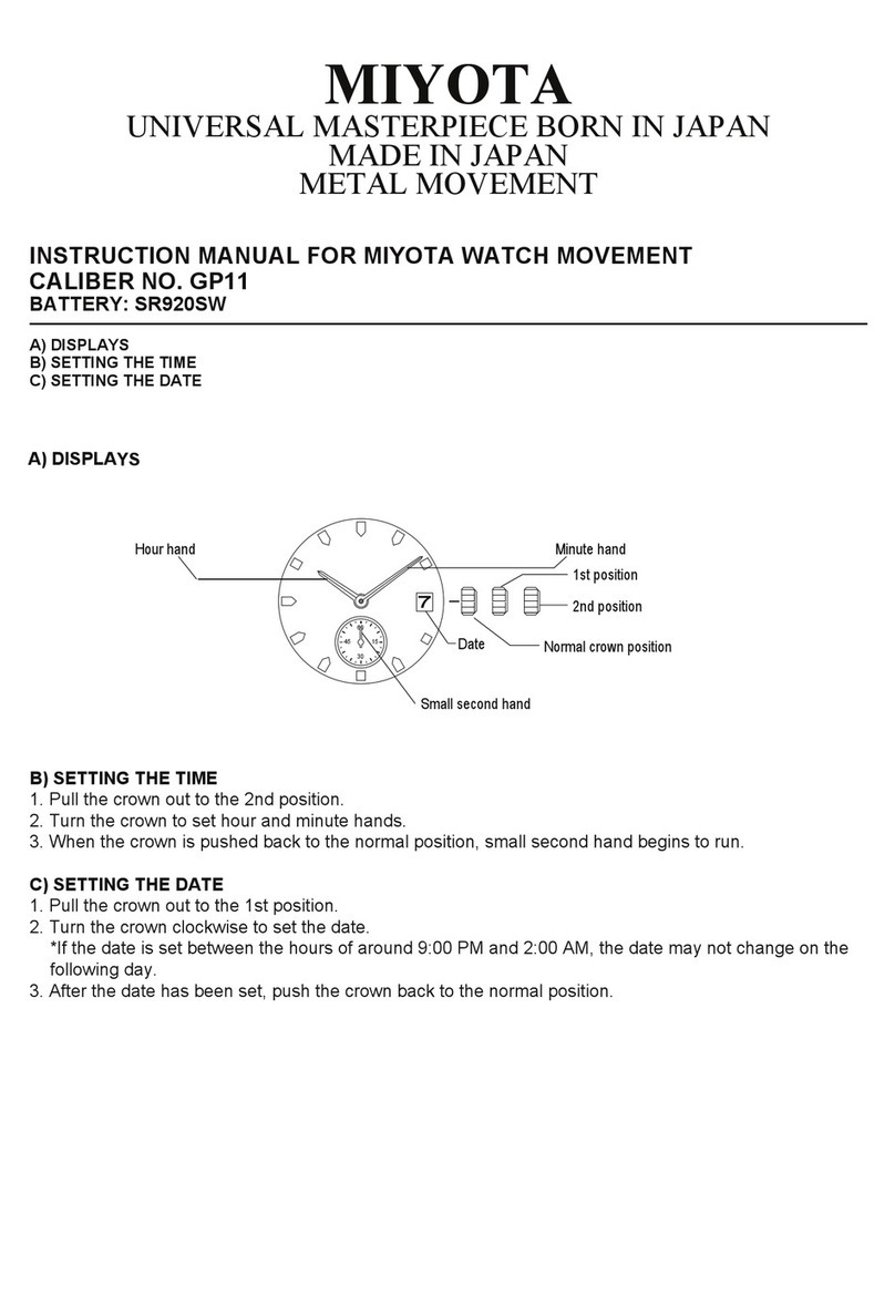 Citizen GP11 User manual