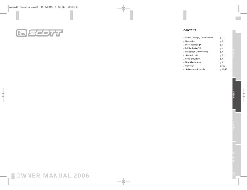 Scott Genius RC Series User manual