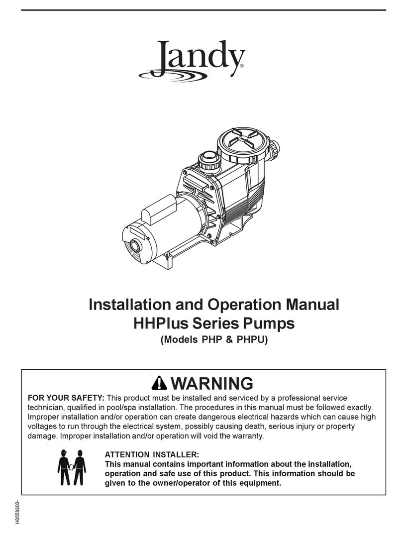 Jandy HHPlus Series User manual