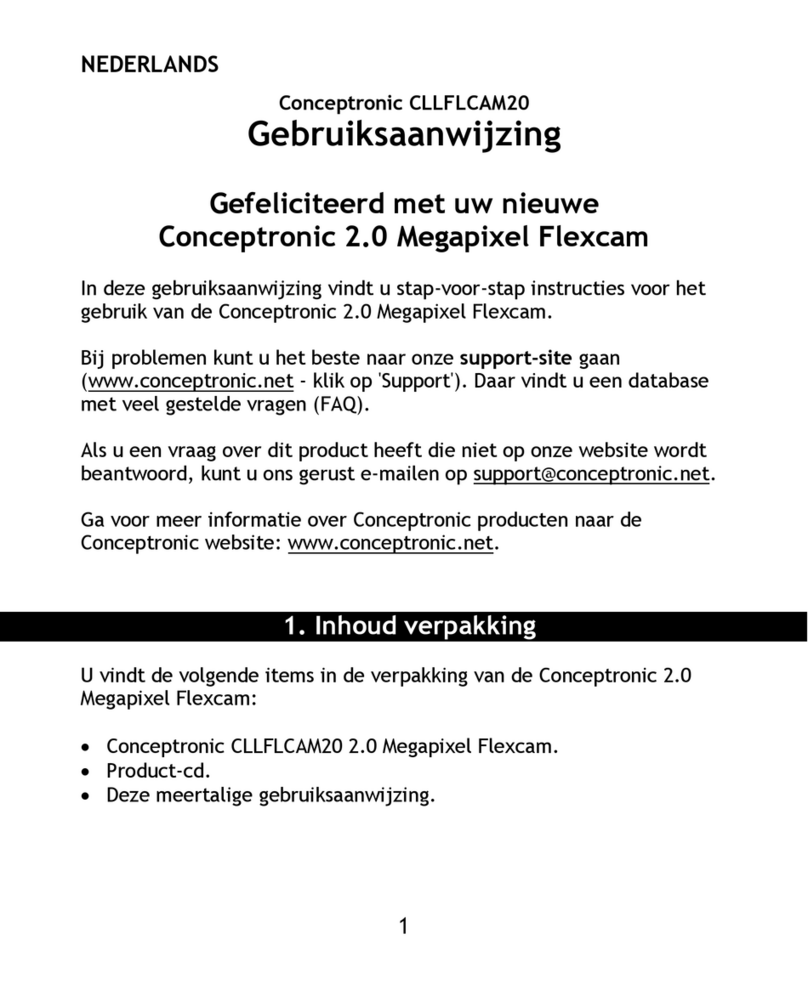 Conceptronic FLEXCAM CLLFLCAM20 User manual
