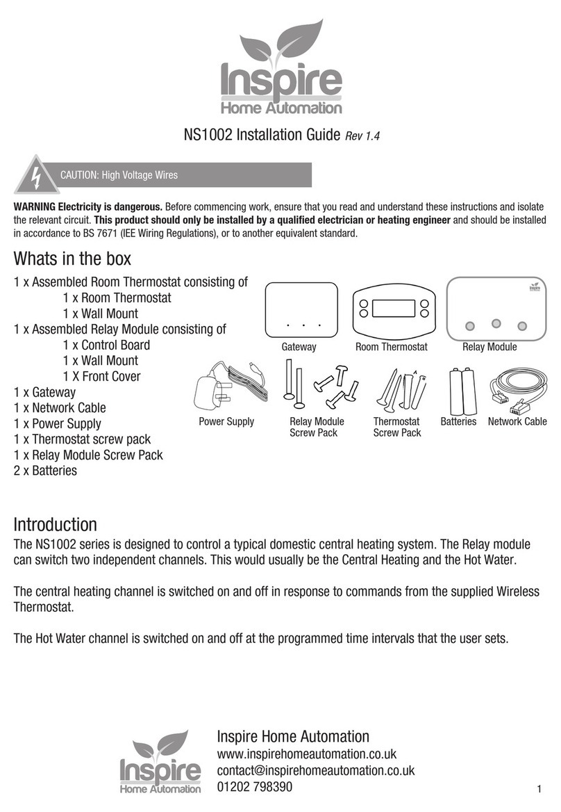 Inspire NS1002 installation guide